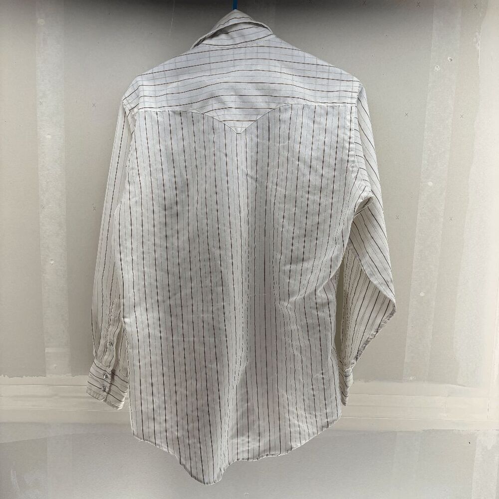 Vintage‎ Miller Western Wear Denver Colorado Size Large Button up Striped Shirt
